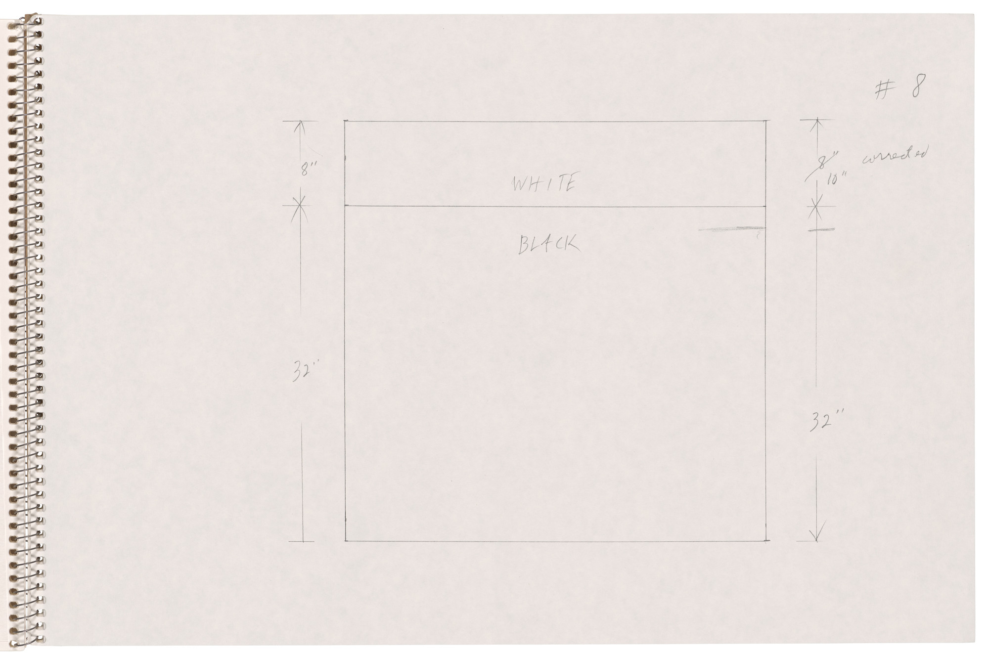 Ellsworth Kelly. Page from Sketchbook #78, 14 Stations of the Cross