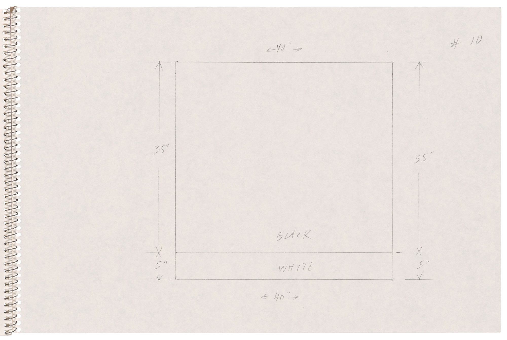 Ellsworth Kelly. Page from Sketchbook #78, 14 Stations of the Cross