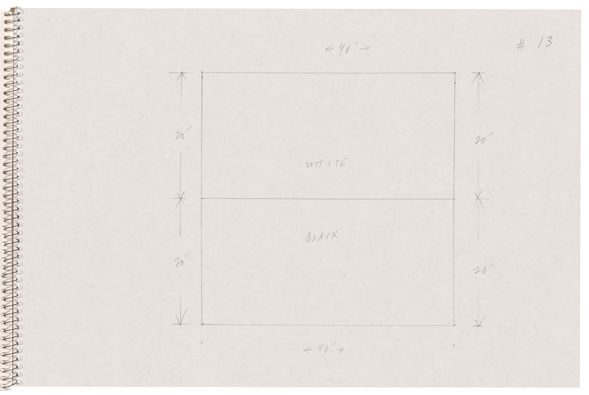 Ellsworth Kelly. Page from Sketchbook #78, 14 Stations of the Cross