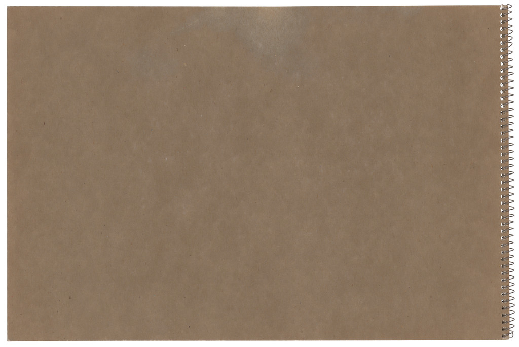 Back cover (verso) from Sketchbook #78, 14 Stations of the Cross