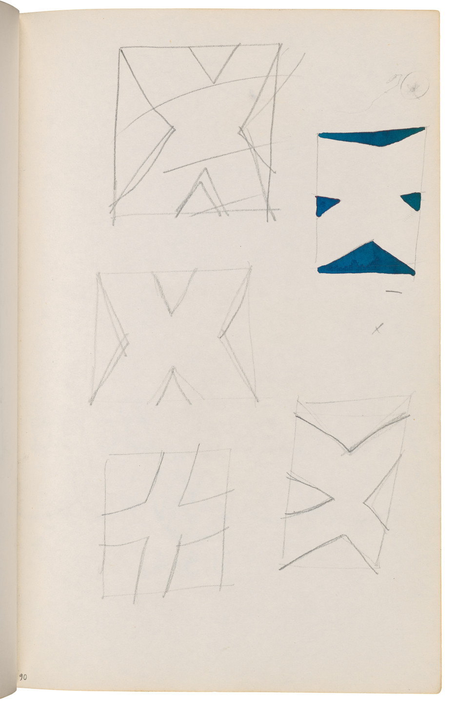 Ellsworth Kelly. Sketchbook #27, New York City. 1954-58