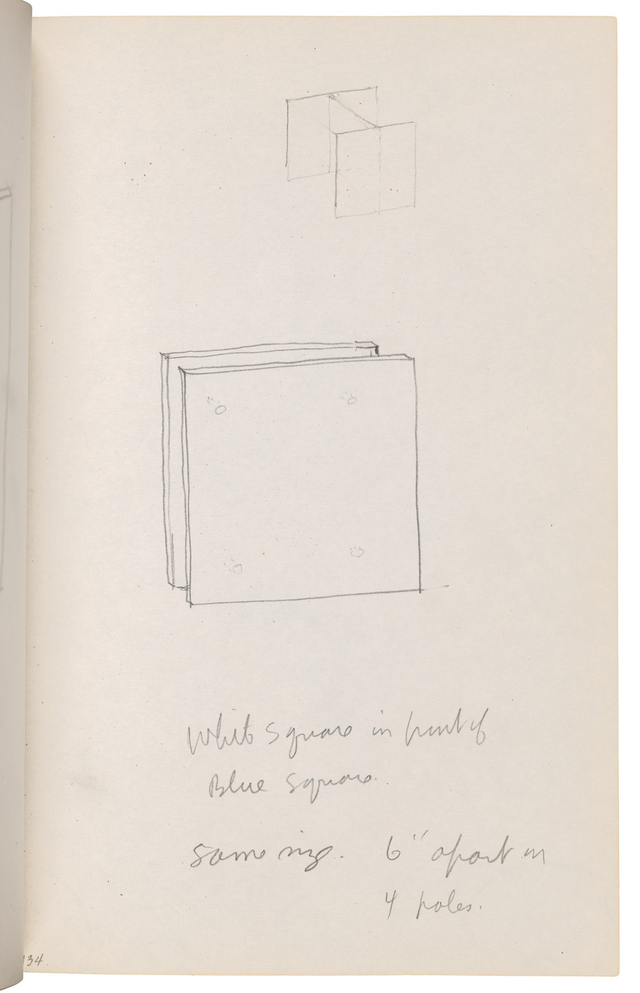Ellsworth Kelly. Sketchbook #27, New York City. 1954-58