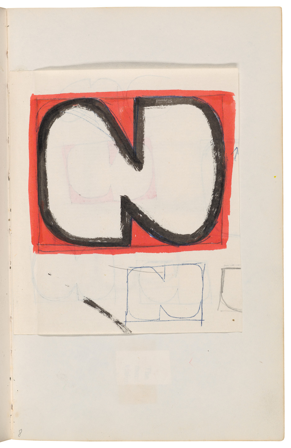 Ellsworth Kelly. Sketchbook #27, New York City. 1954-58