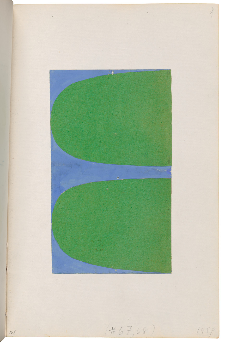 Ellsworth Kelly. Sketchbook #27, New York City. 1954-58