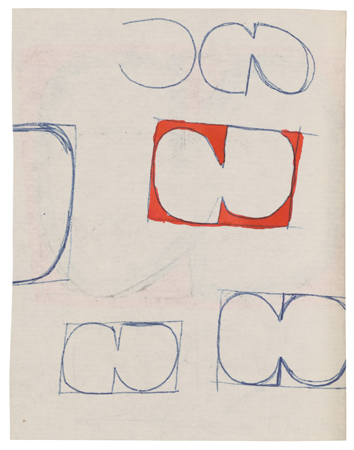 Ellsworth Kelly. Sketchbook #27, New York City. 1954-58