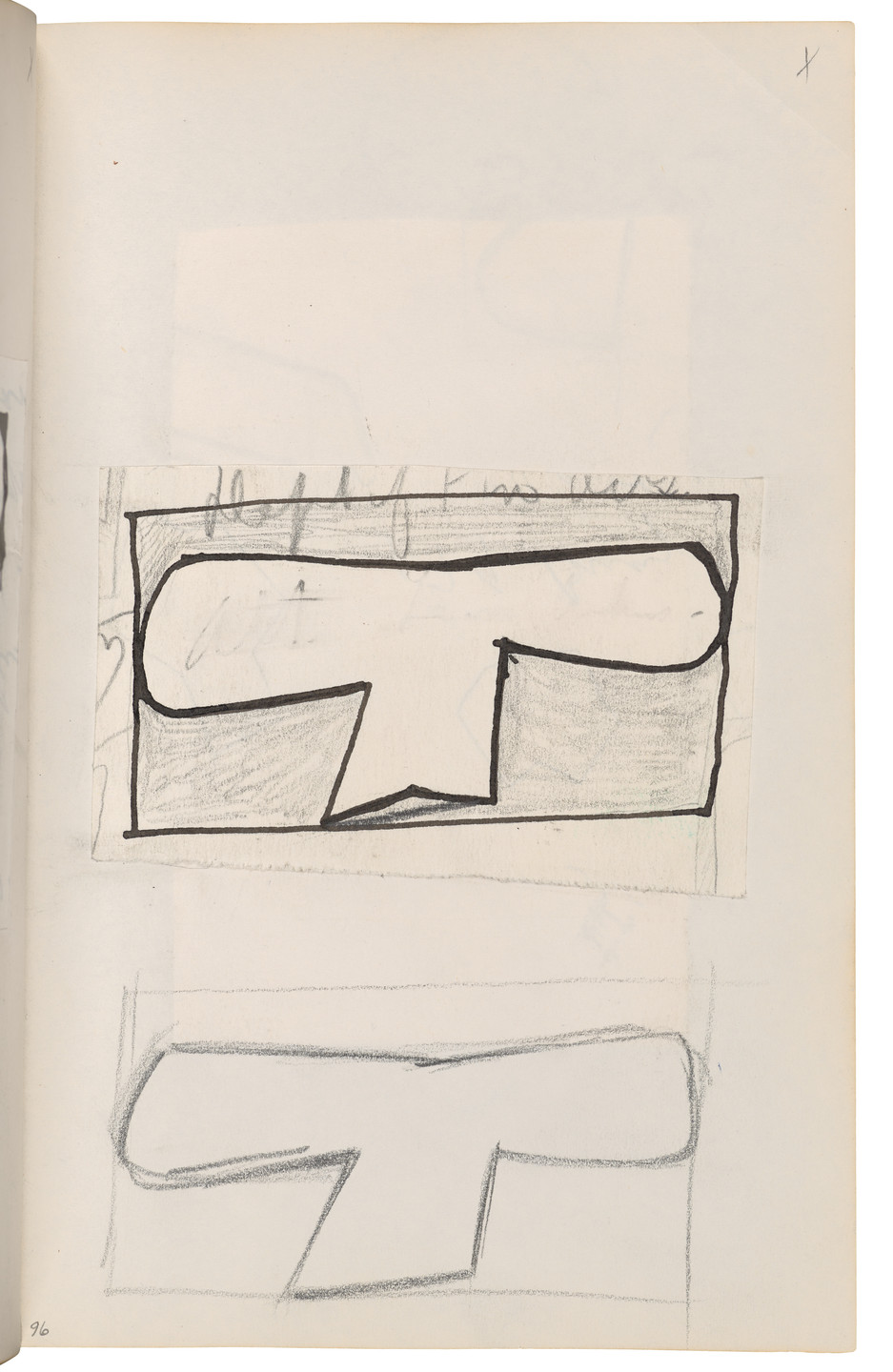 Ellsworth Kelly. Sketchbook #27, New York City. 1954-58