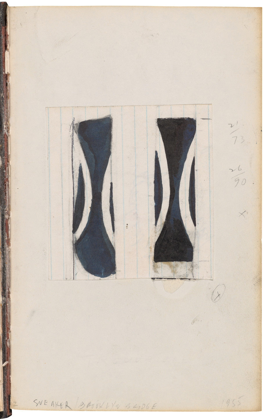 Ellsworth Kelly. Sketchbook #27, New York City. 1954-58