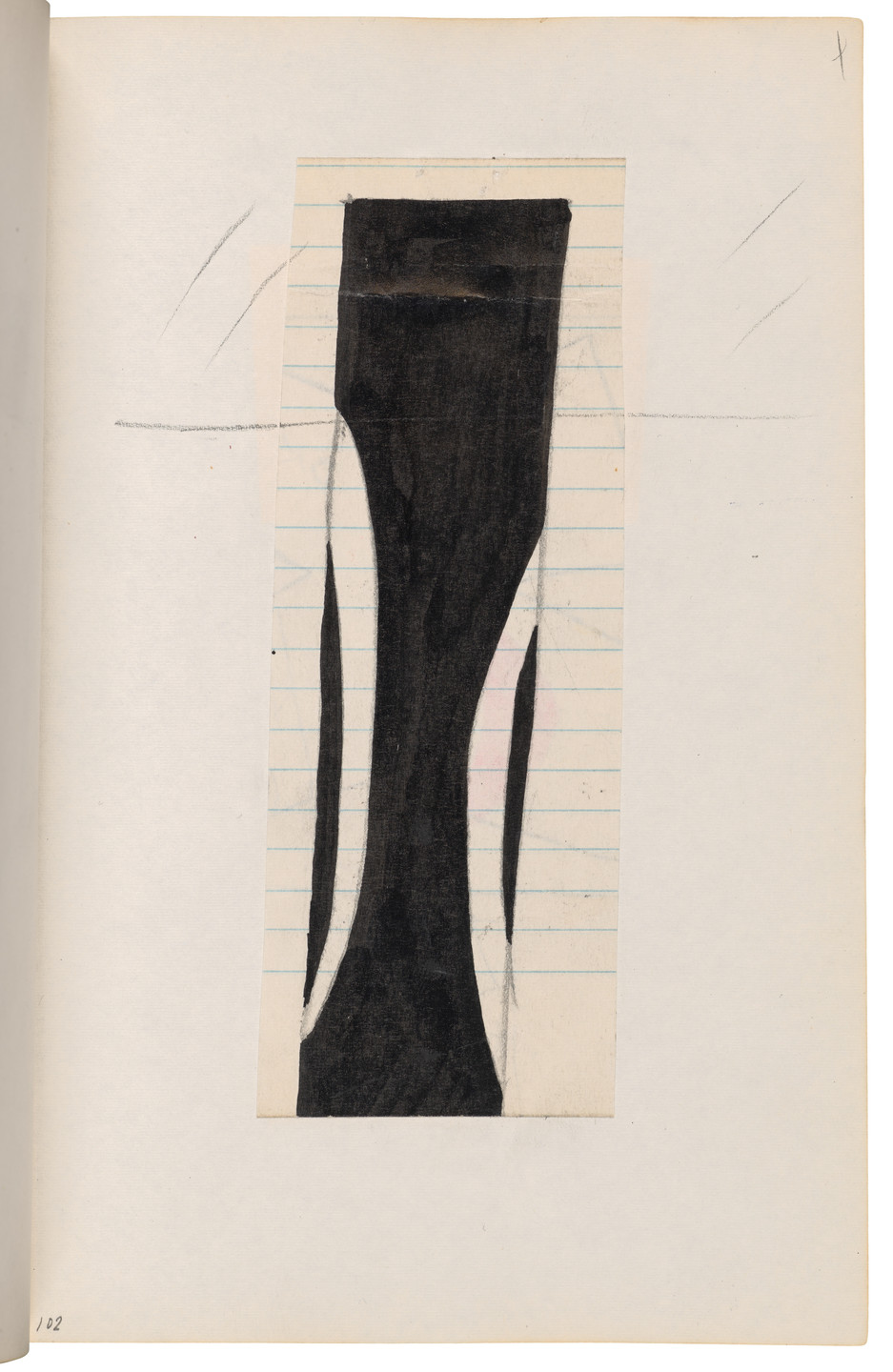 Ellsworth Kelly. Sketchbook #27, New York City. 1954-58