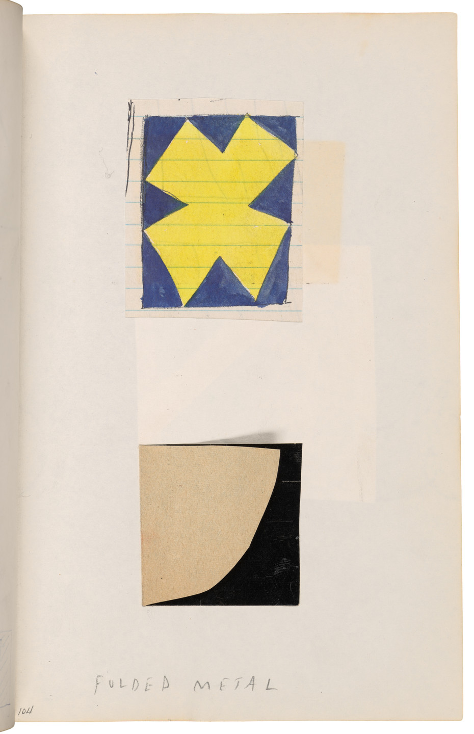 Ellsworth Kelly. Sketchbook #27, New York City. 1954-58