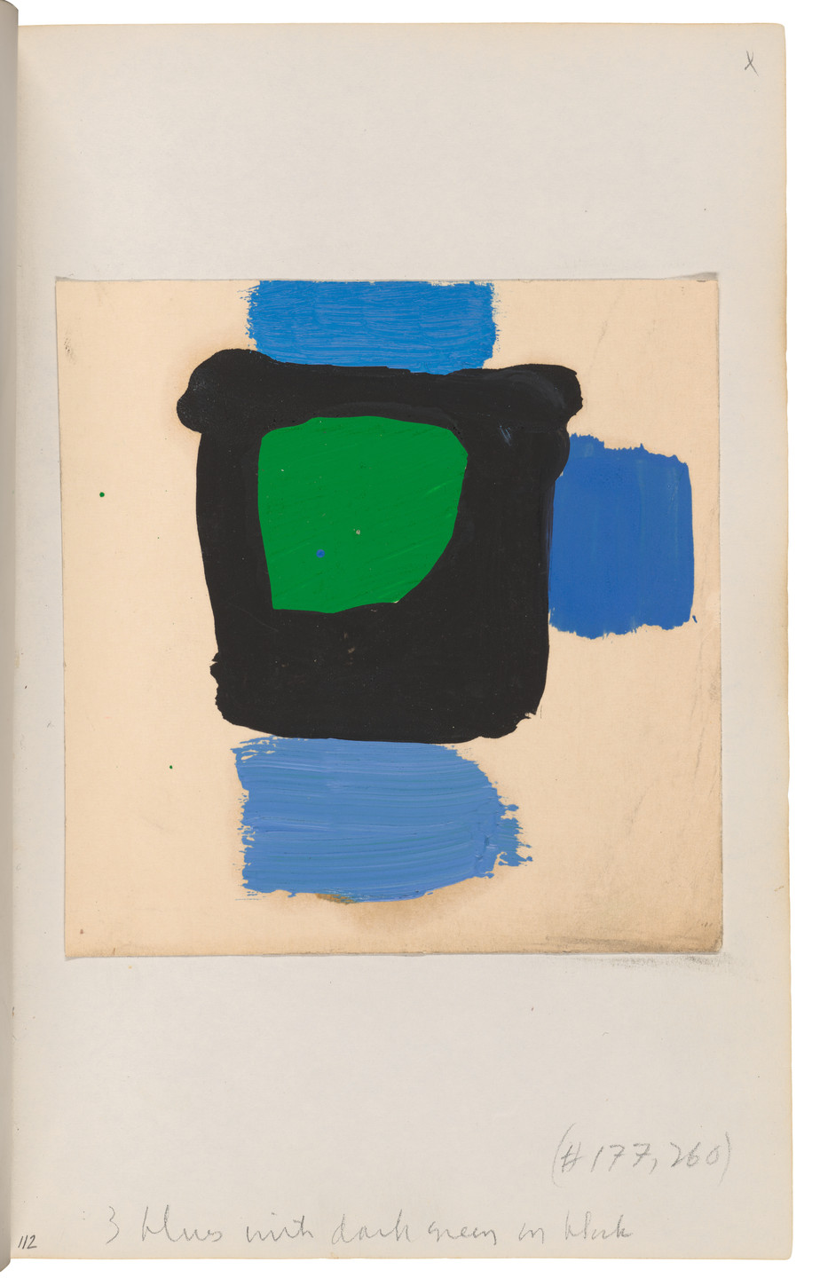 Ellsworth Kelly. Sketchbook #27, New York City. 1954-58