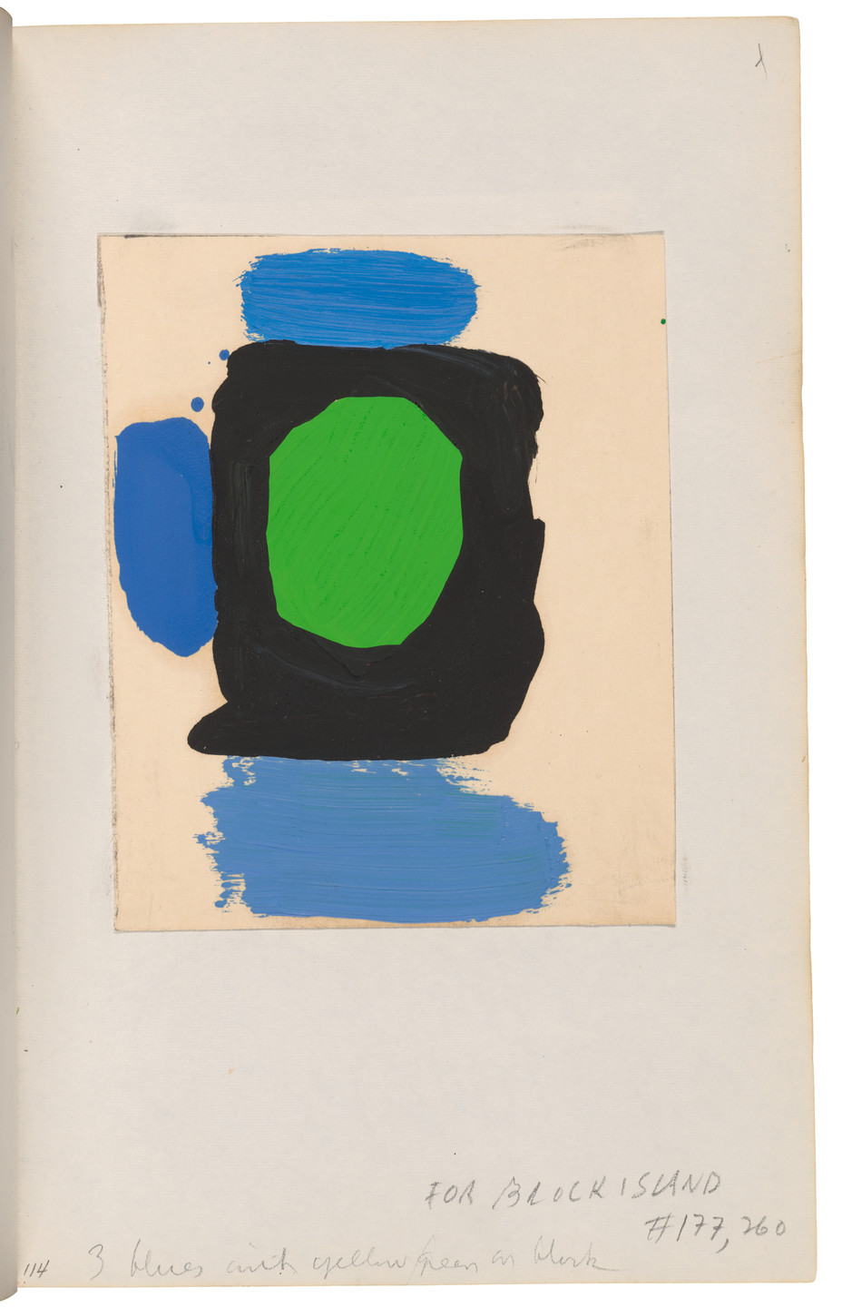 Ellsworth Kelly. Sketchbook #27, New York City. 1954-58