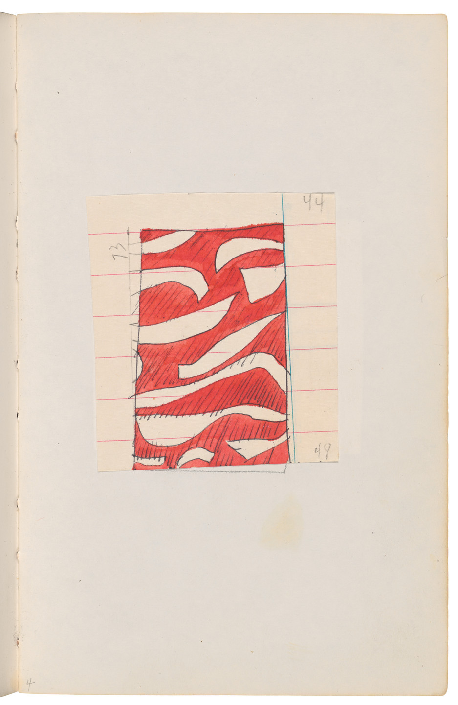 Ellsworth Kelly. Sketchbook #27, New York City. 1954-58