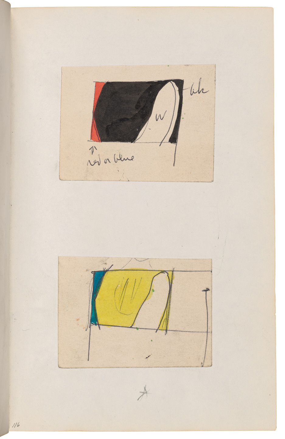 Ellsworth Kelly. Sketchbook #27, New York City. 1954-58