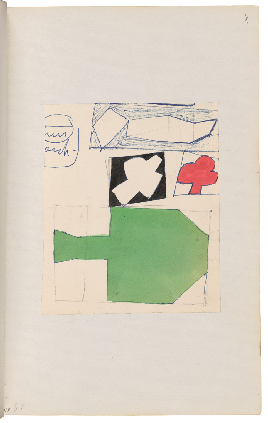 Ellsworth Kelly. Sketchbook #27, New York City. 1954-58