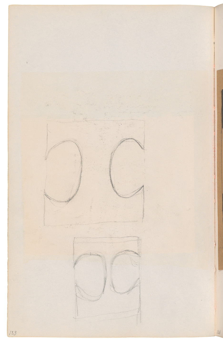 Ellsworth Kelly. Sketchbook #27, New York City. 1954-58