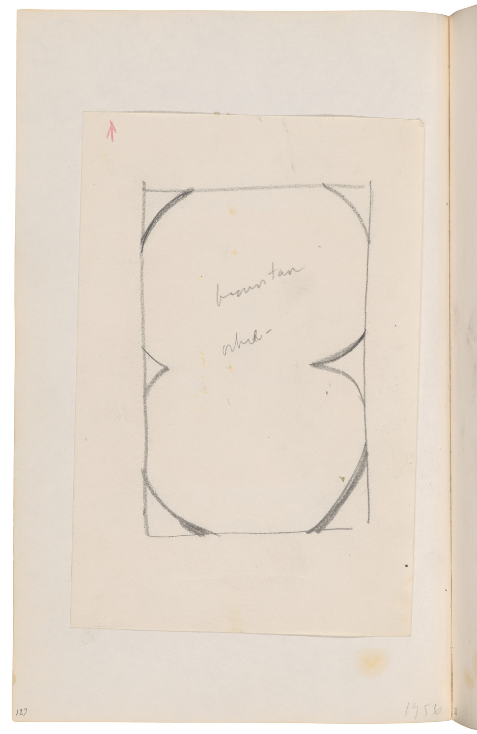 Ellsworth Kelly. Sketchbook #27, New York City. 1954-58