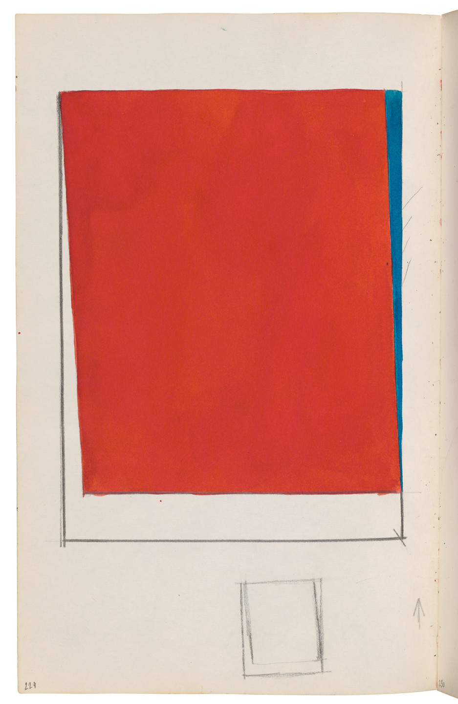 Ellsworth Kelly. Sketchbook #27, New York City. 1954-58