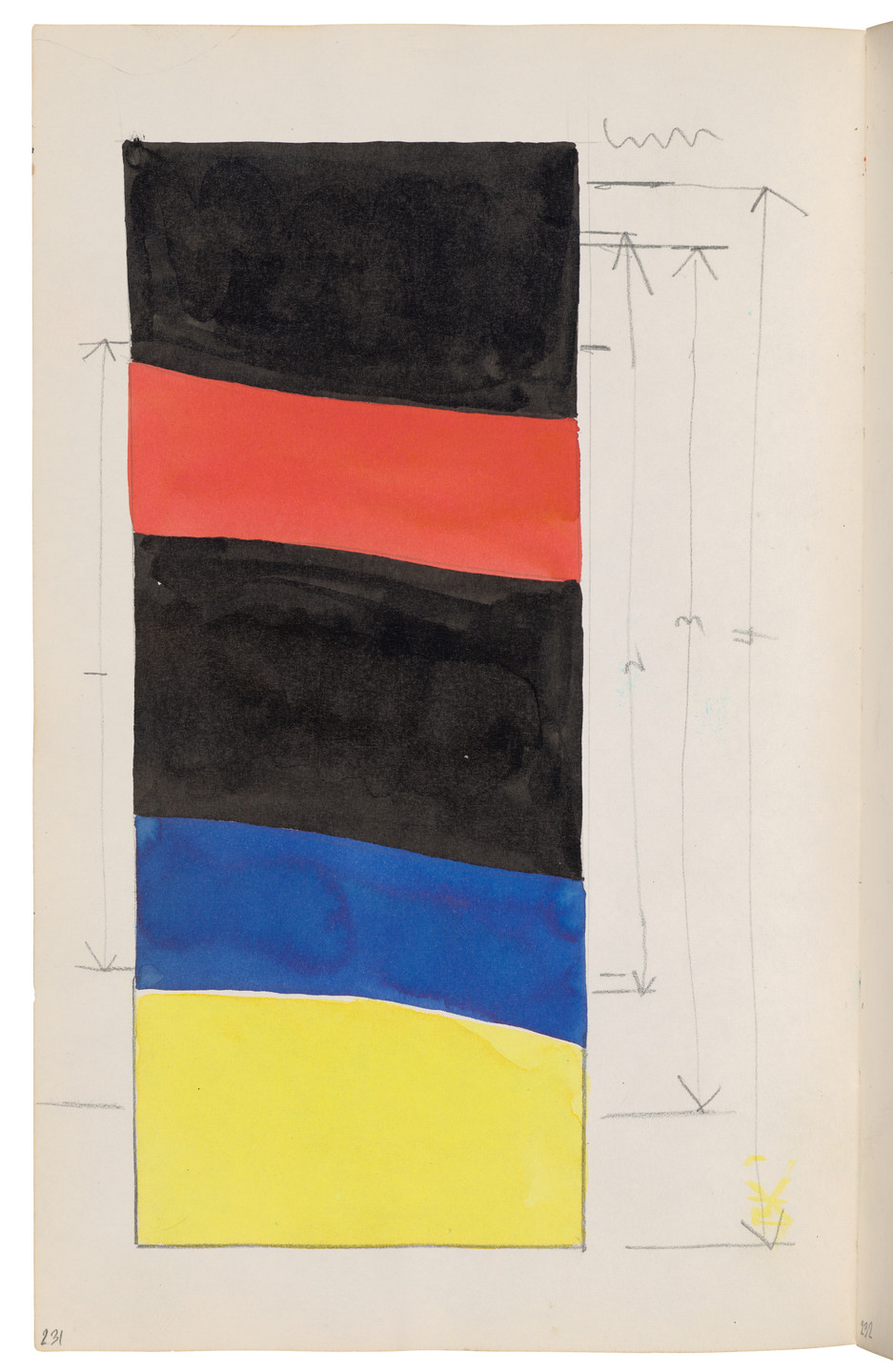 Ellsworth Kelly. Sketchbook #27, New York City. 1954-58