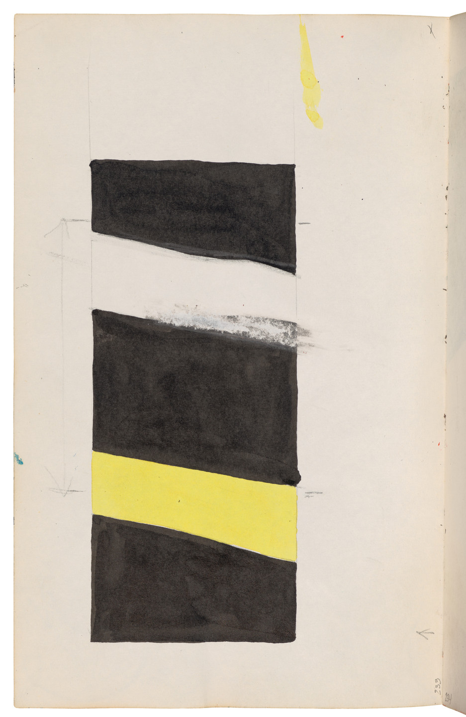 Ellsworth Kelly. Sketchbook #27, New York City. 1954-58