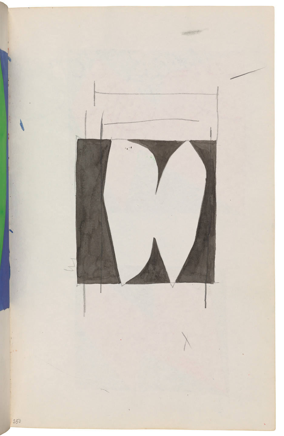 Ellsworth Kelly. Sketchbook #27, New York City. 1954-58