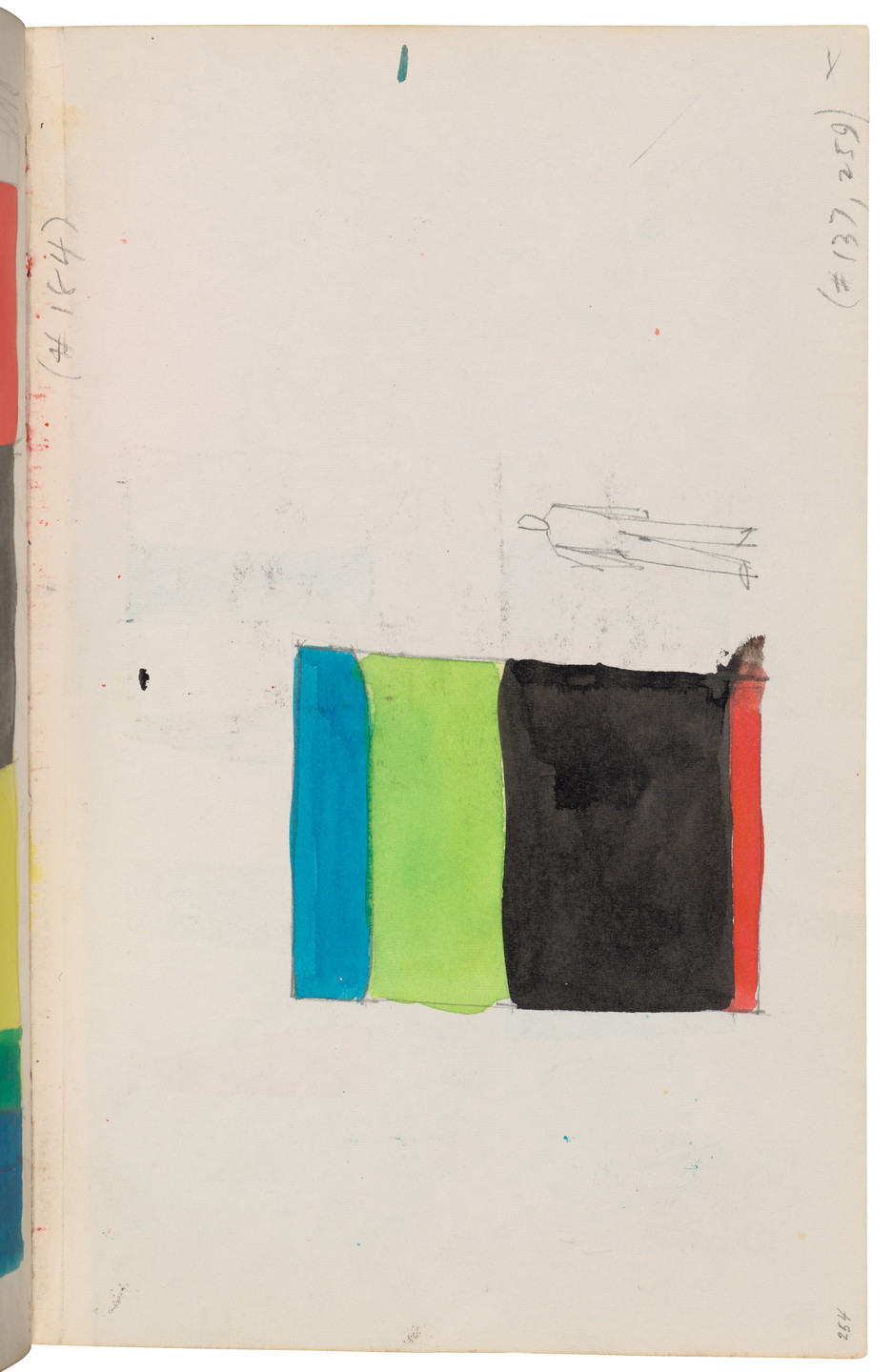 Ellsworth Kelly. Sketchbook #27, New York City. 1954-58