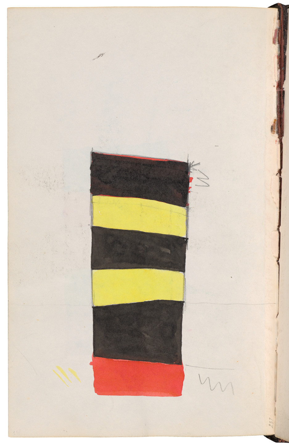 Ellsworth Kelly. Sketchbook #27, New York City. 1954-58