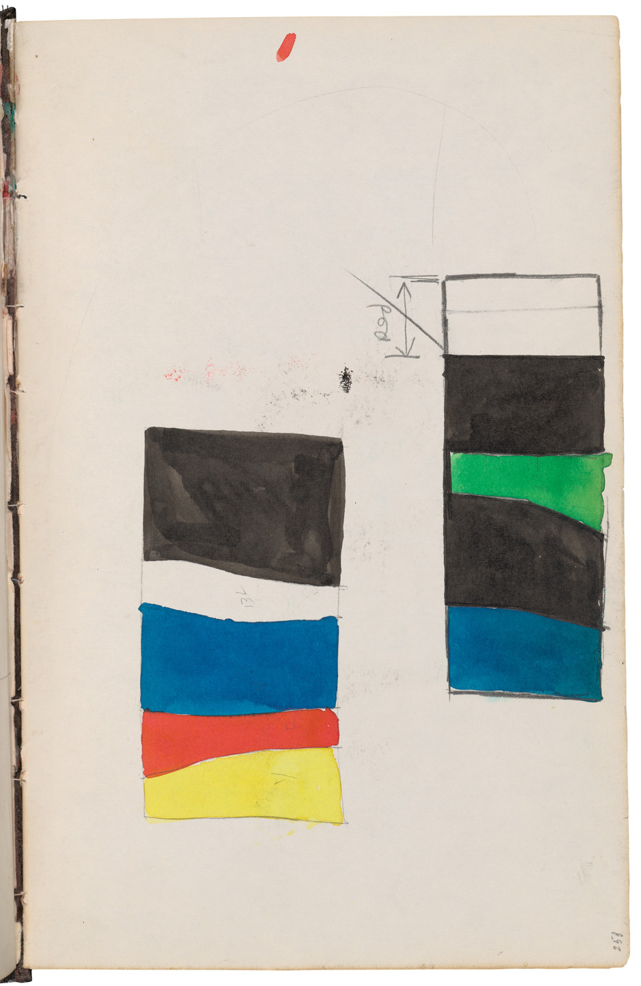 Ellsworth Kelly. Sketchbook #27, New York City. 1954-58