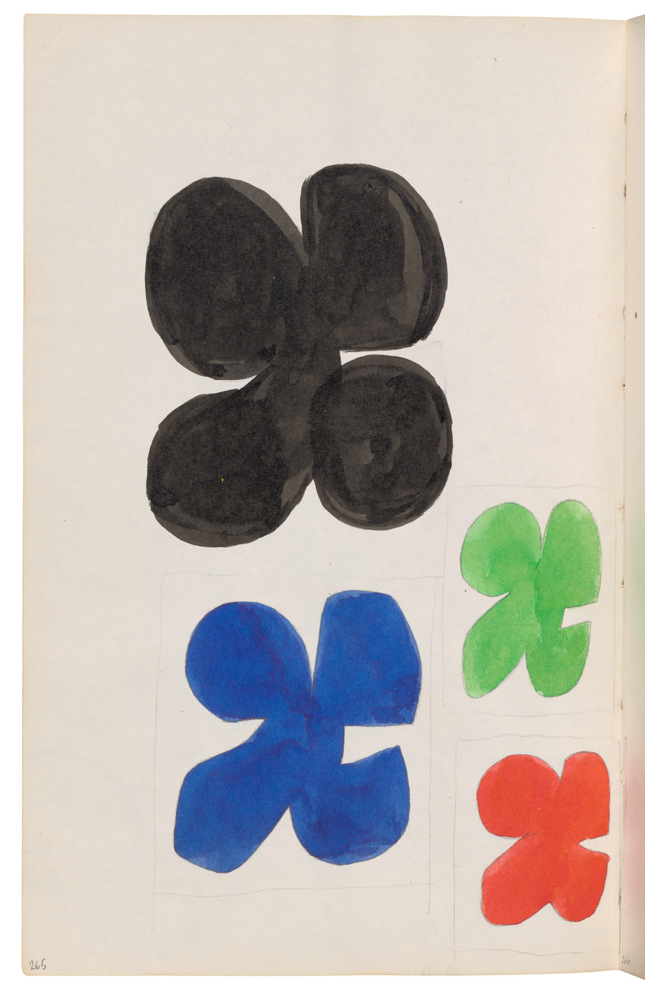Ellsworth Kelly. Sketchbook #27, New York City. 1954-58