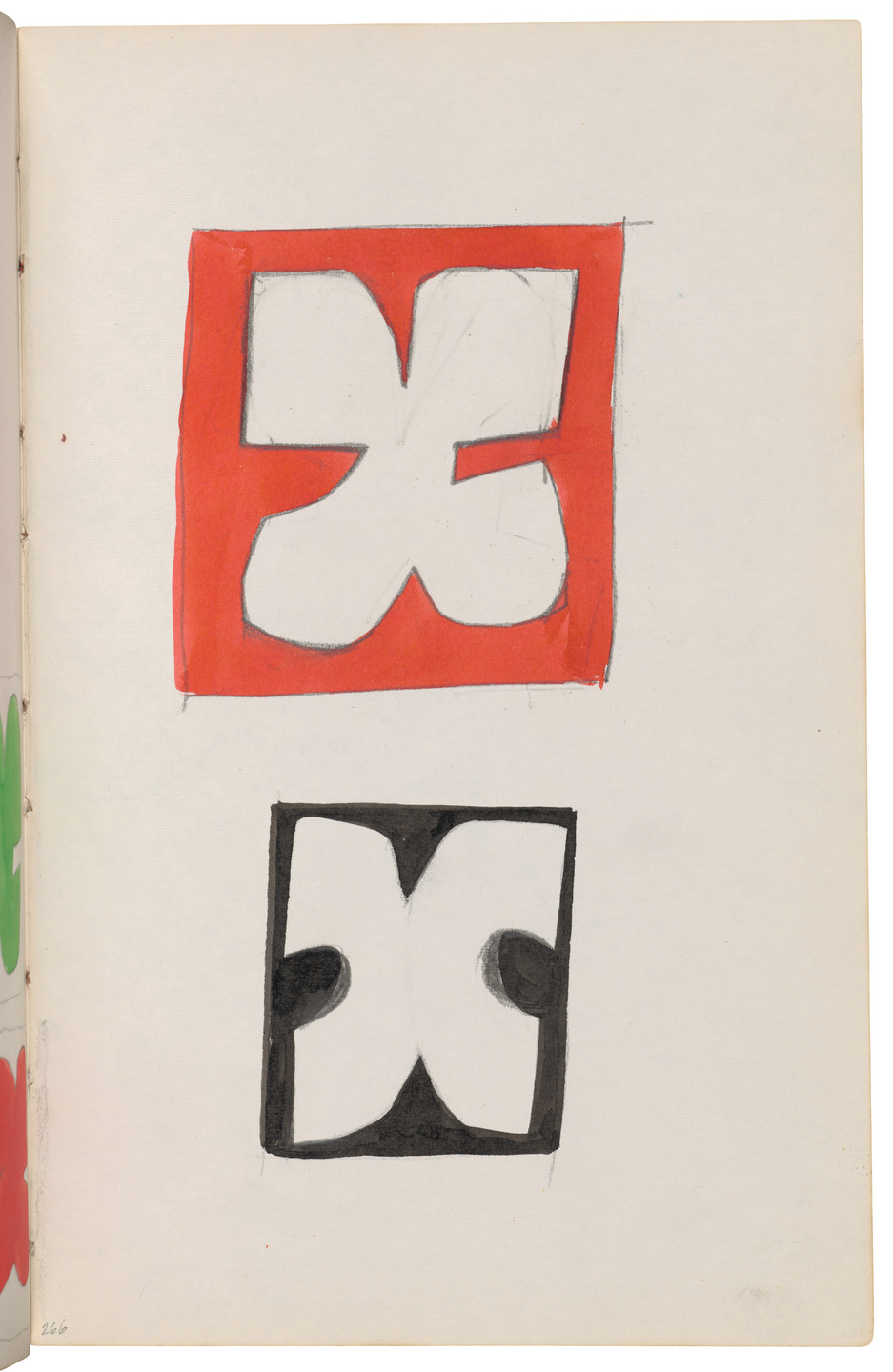 Ellsworth Kelly. Sketchbook #27, New York City. 1954-58