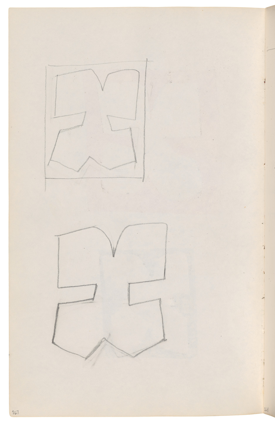 Ellsworth Kelly. Sketchbook #27, New York City. 1954-58