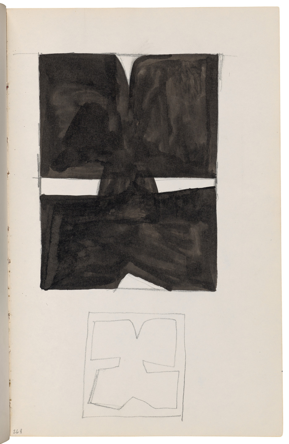 Ellsworth Kelly. Sketchbook #27, New York City. 1954-58