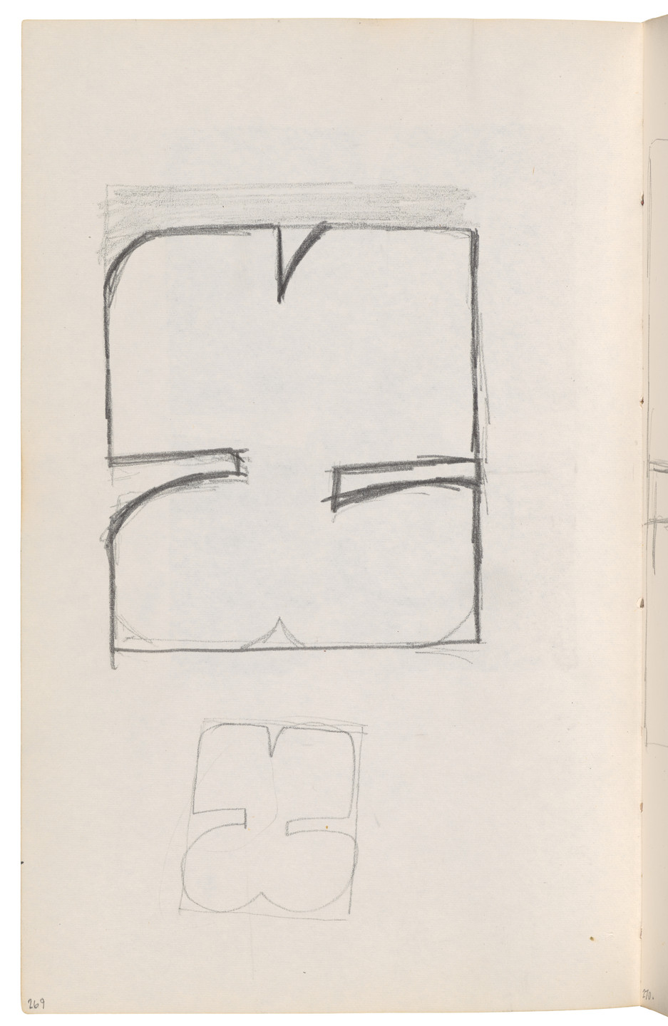 Ellsworth Kelly. Sketchbook #27, New York City. 1954-58