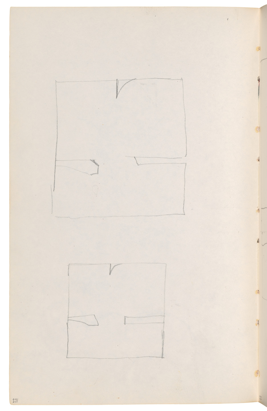 Ellsworth Kelly. Sketchbook #27, New York City. 1954-58