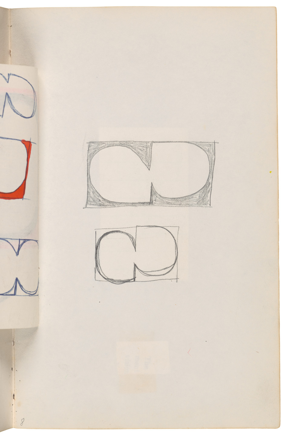 Ellsworth Kelly. Sketchbook #27, New York City. 1954-58
