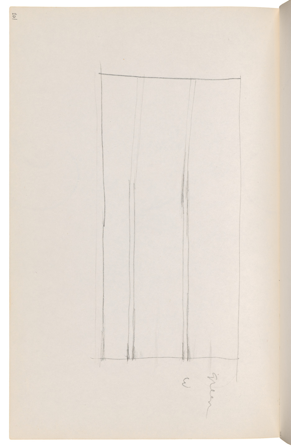 Ellsworth Kelly. Sketchbook #27, New York City. 1954-58