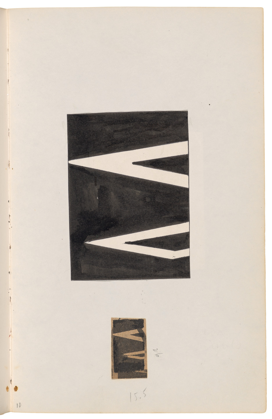 Ellsworth Kelly. Sketchbook #27, New York City. 1954-58
