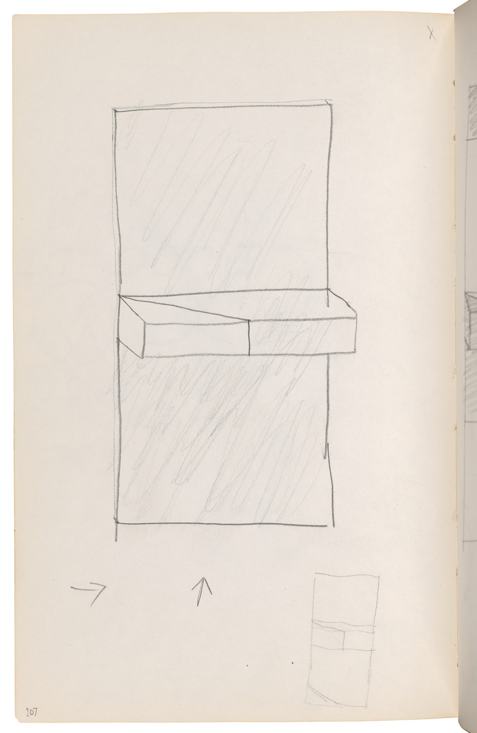 Ellsworth Kelly. Sketchbook #27, New York City. 1954-58