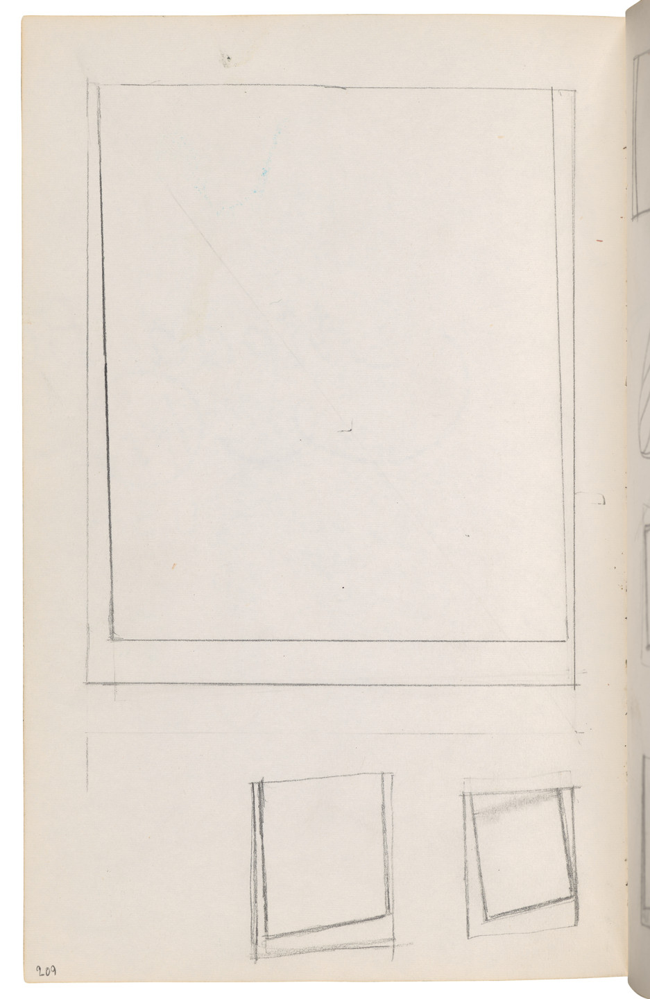 Ellsworth Kelly. Sketchbook #27, New York City. 1954-58