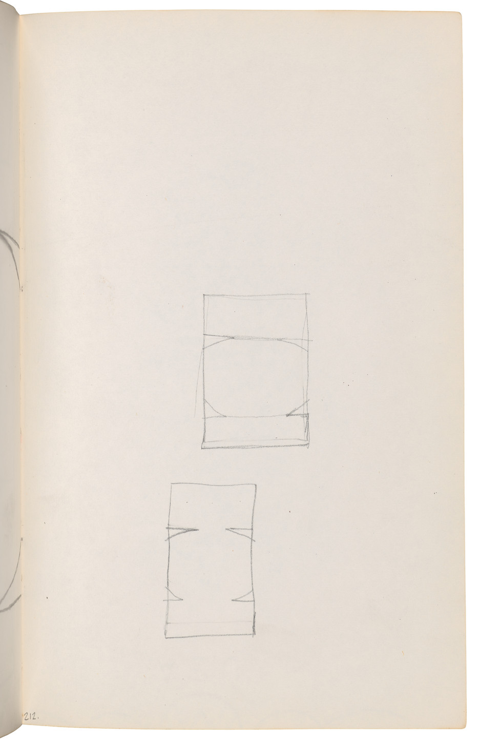 Ellsworth Kelly. Sketchbook #27, New York City. 1954-58