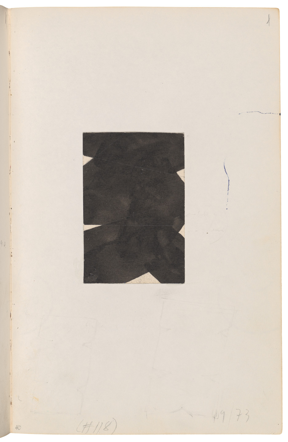 Ellsworth Kelly. Sketchbook #27, New York City. 1954-58