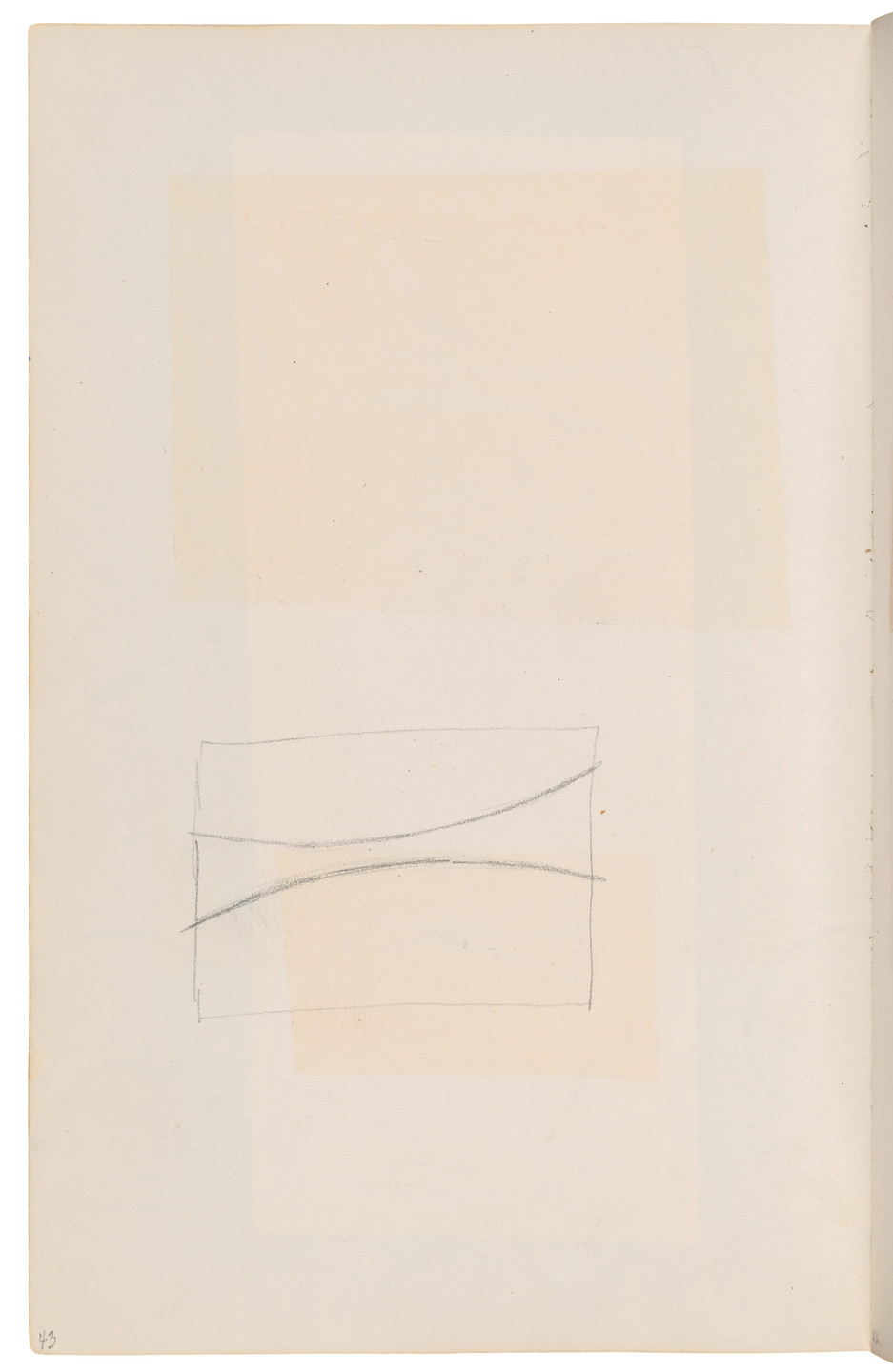 Ellsworth Kelly. Sketchbook #27, New York City. 1954-58