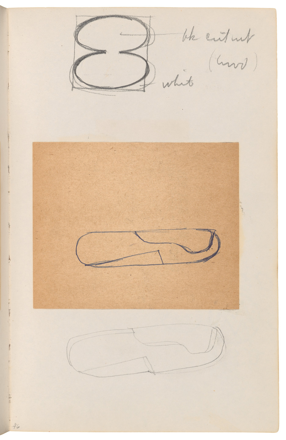 Ellsworth Kelly. Sketchbook #27, New York City. 1954-58