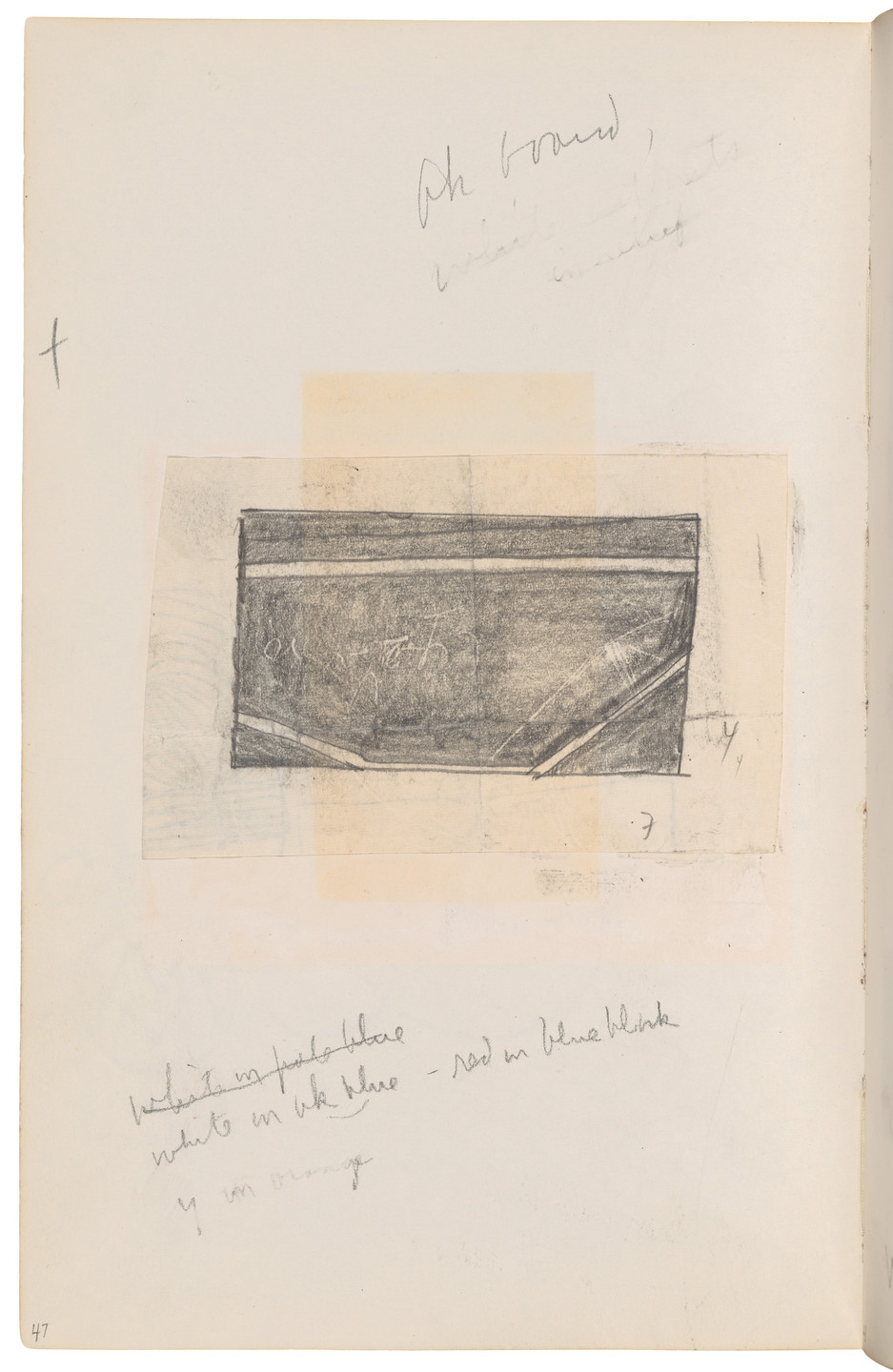 Ellsworth Kelly. Sketchbook #27, New York City. 1954-58