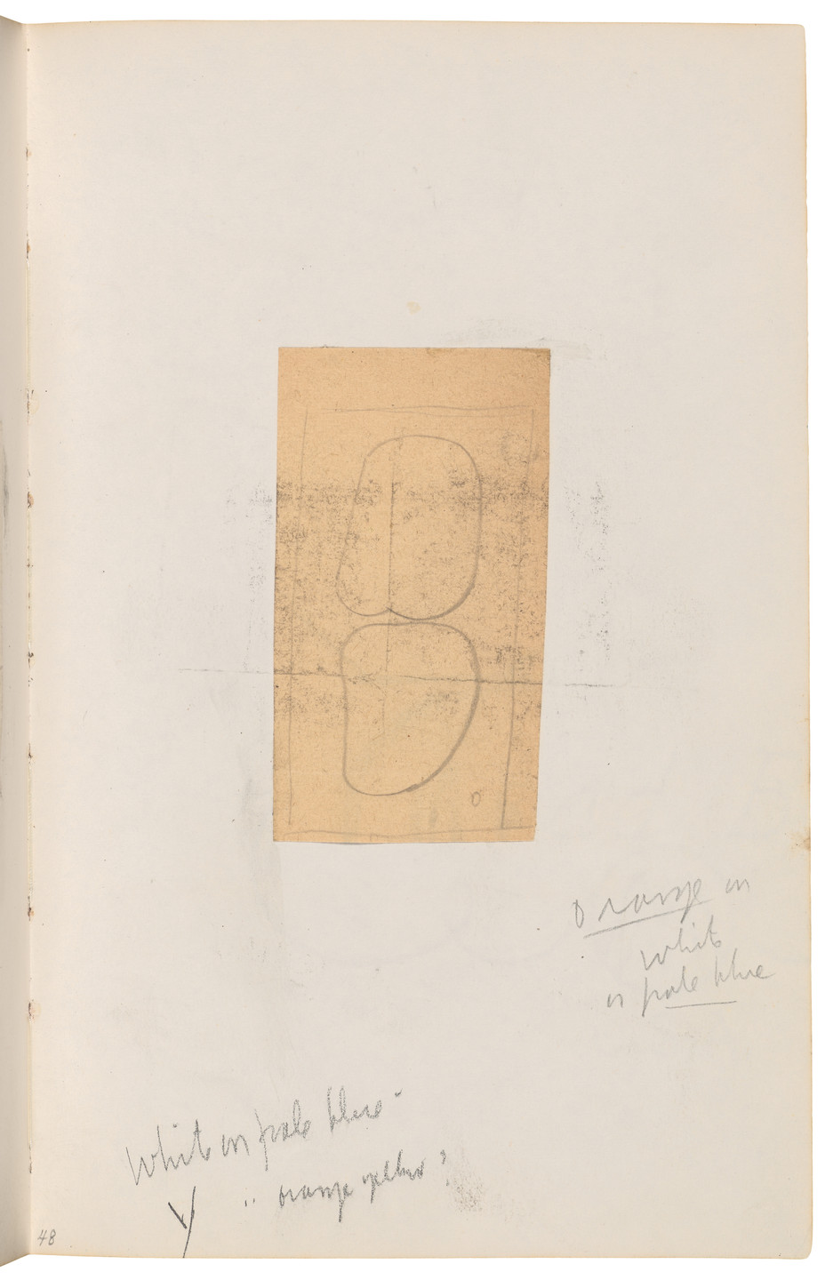 Ellsworth Kelly. Sketchbook #27, New York City. 1954-58