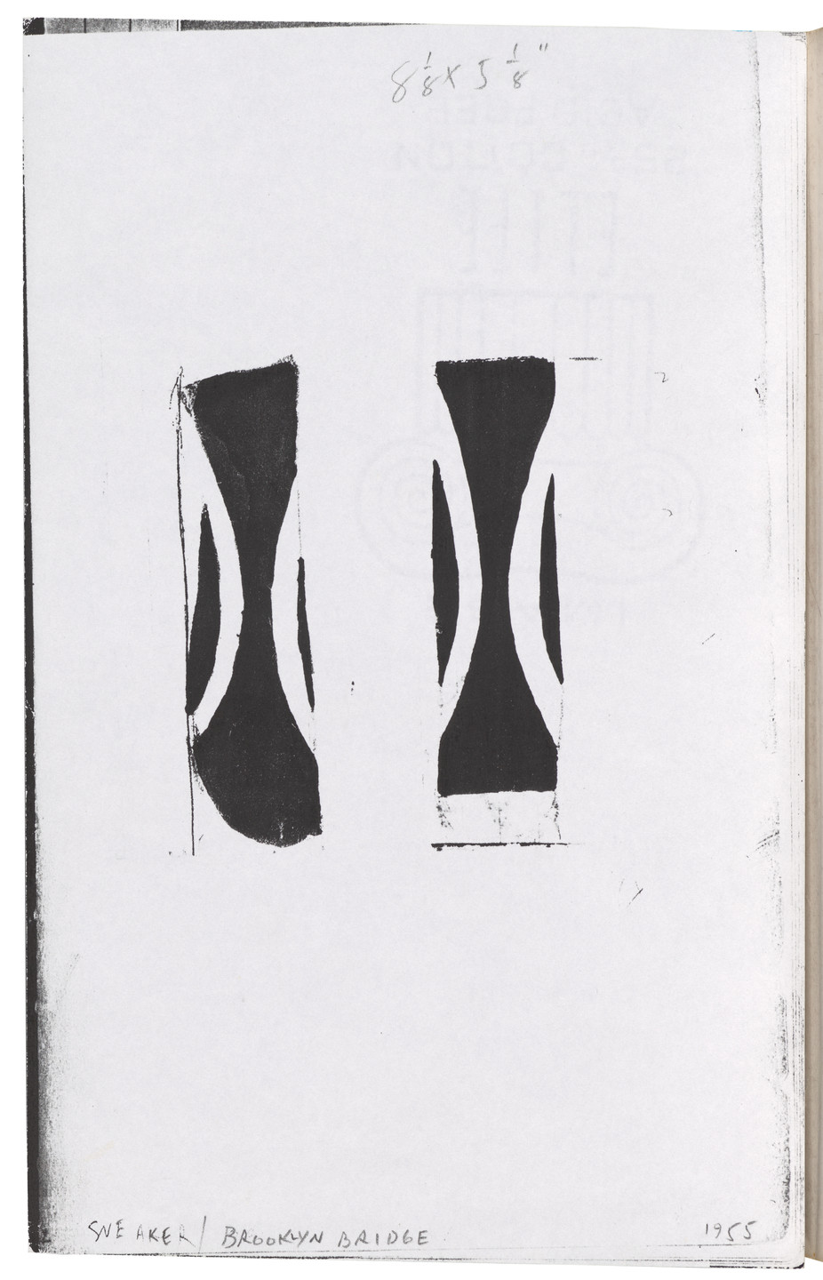 Ellsworth Kelly. Sketchbook #27, New York City. 1954-58