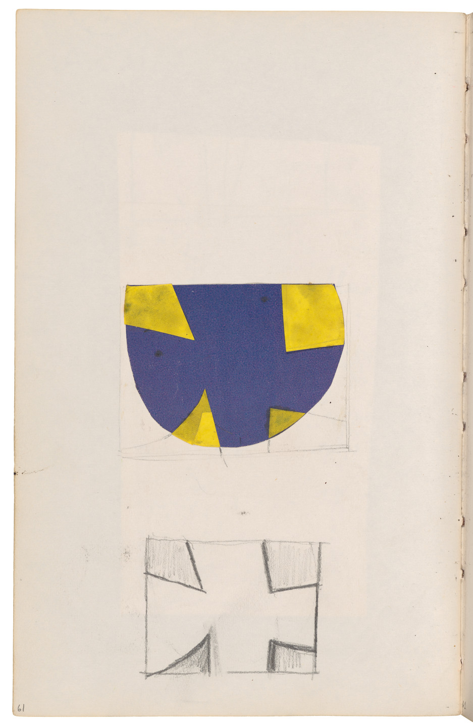 Ellsworth Kelly. Sketchbook #27, New York City. 1954-58