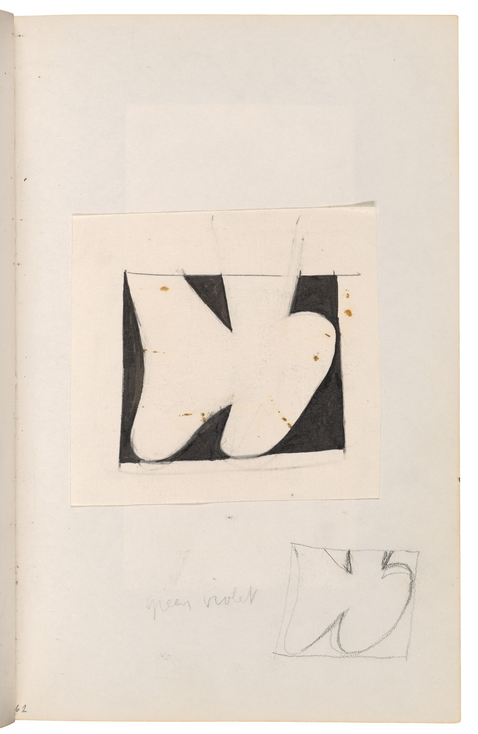 Ellsworth Kelly. Sketchbook #27, New York City. 1954-58