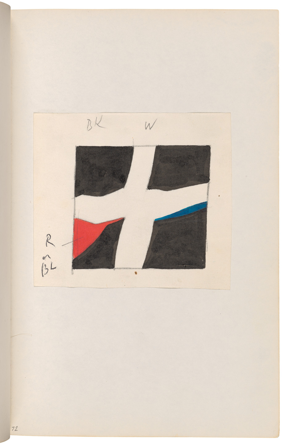 Ellsworth Kelly. Sketchbook #27, New York City. 1954-58