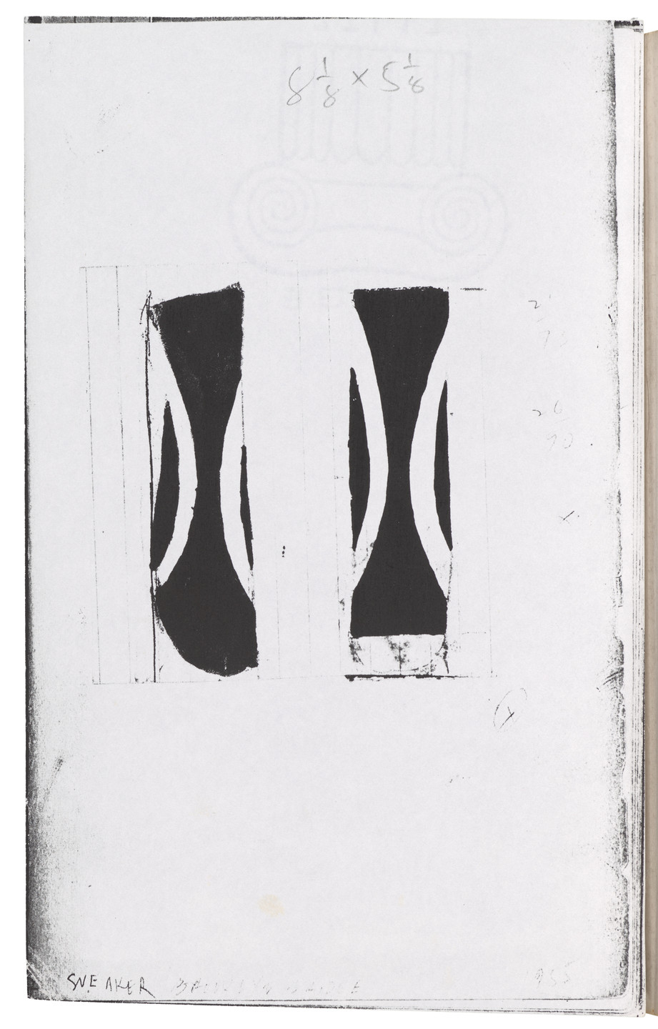 Ellsworth Kelly. Sketchbook #27, New York City. 1954-58