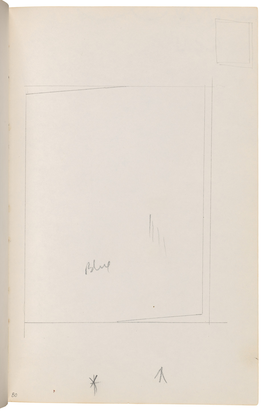Ellsworth Kelly. Sketchbook #27, New York City. 1954-58